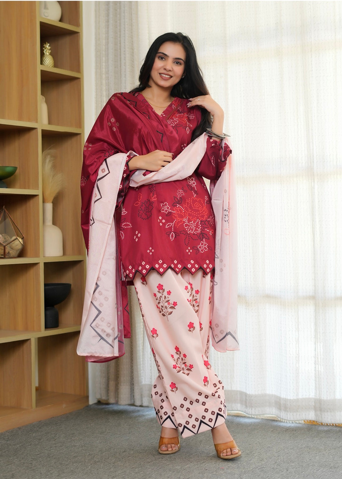 Gulnaar Charm Kurti Set