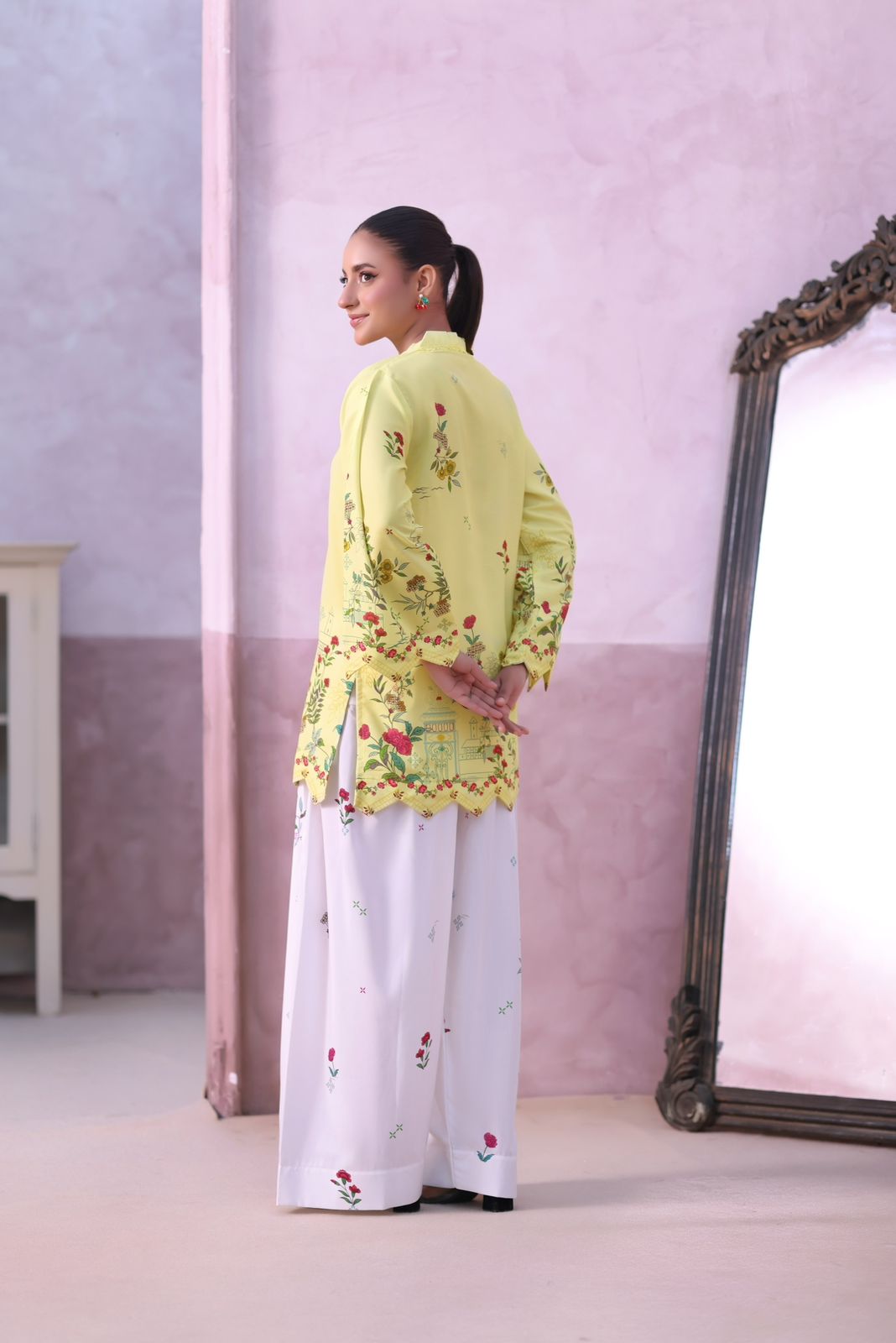 Sunshine floral Farsi suit