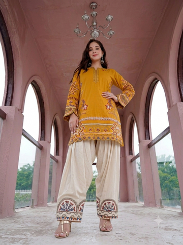 Mustered farshi suit