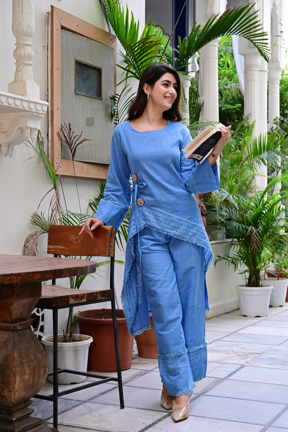 Breezy blue cord set