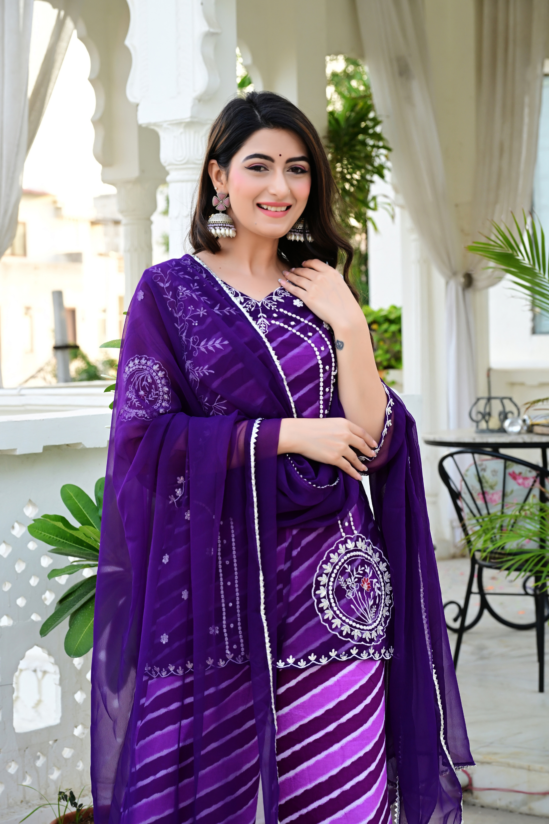 Violet Lahriya suit
