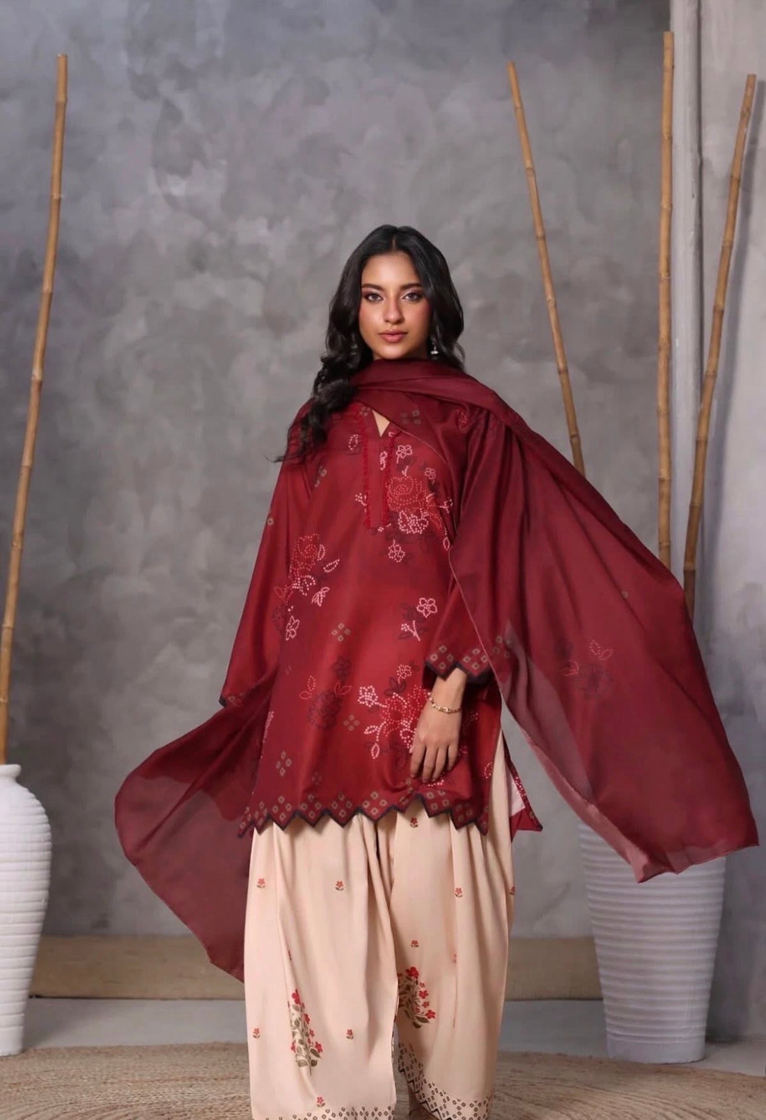 Gulnaar Charm Kurti Set