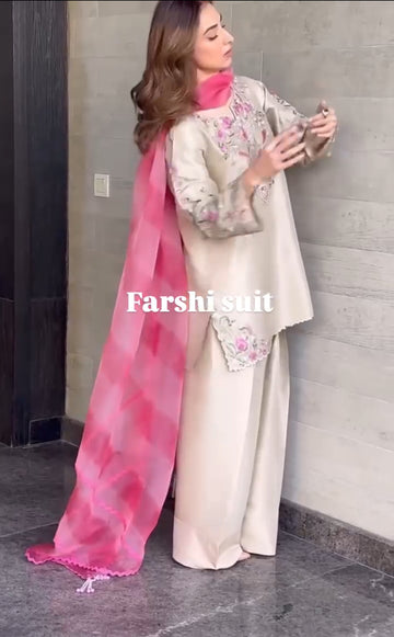 Lahriya Duppta cord set