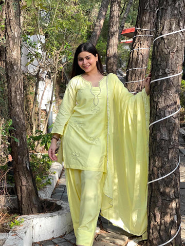 Yellow Farsi suit