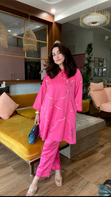 Embroidery Indo Western Co-ord Set