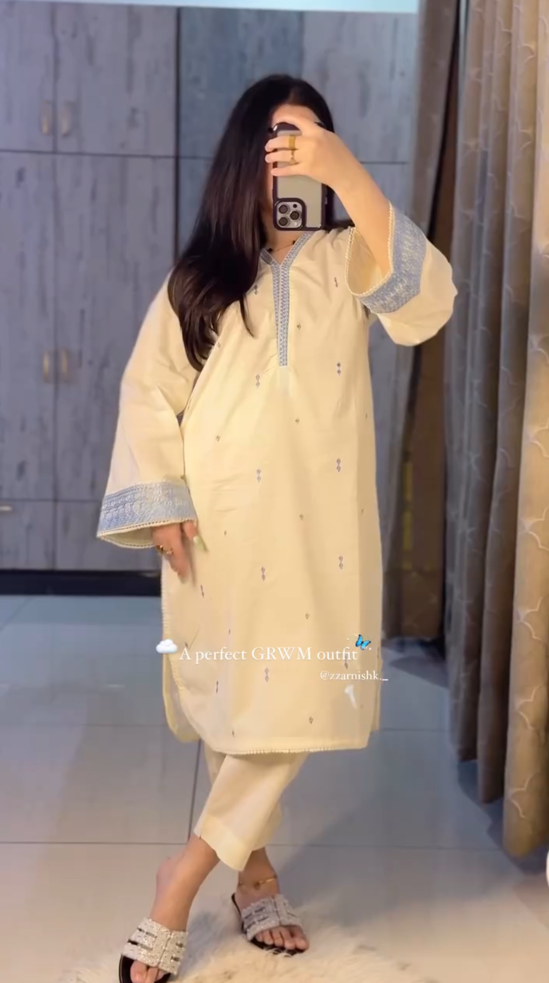 ** white new year outfit